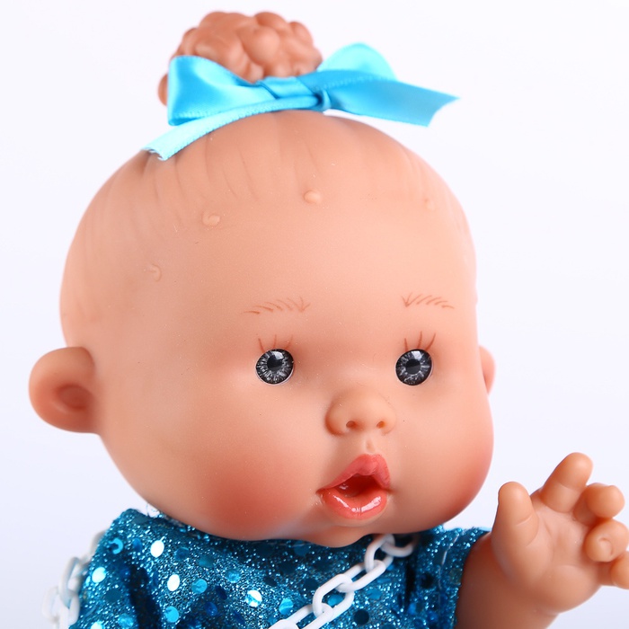 Пупсик Pepotes в блакитному вбранні