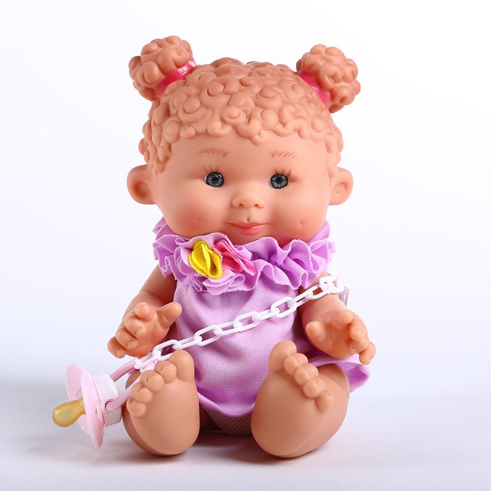 Пупсик Pepotes в фіолетовому вбранні