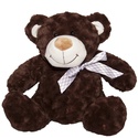 М'яка іграшка Ведмідь коричневий з бантом