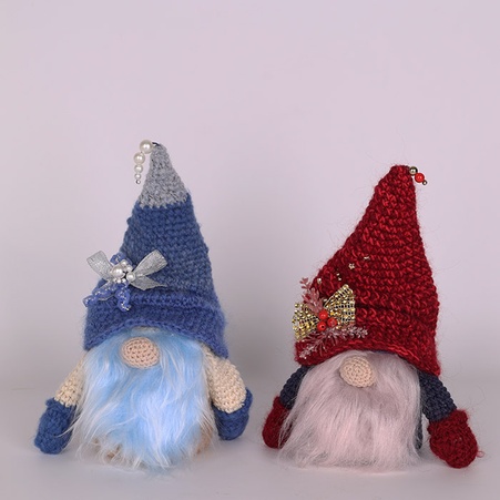 Мягкая игрушка гном новогодний