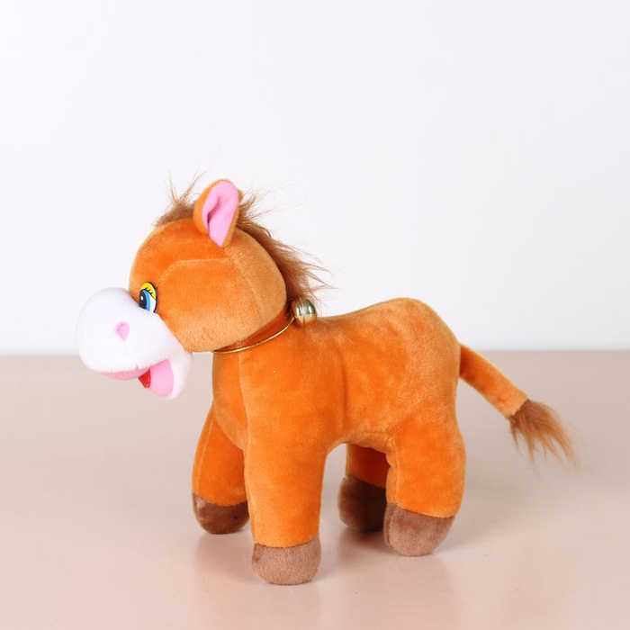 Мягкая игрушка лошадка микс, M
