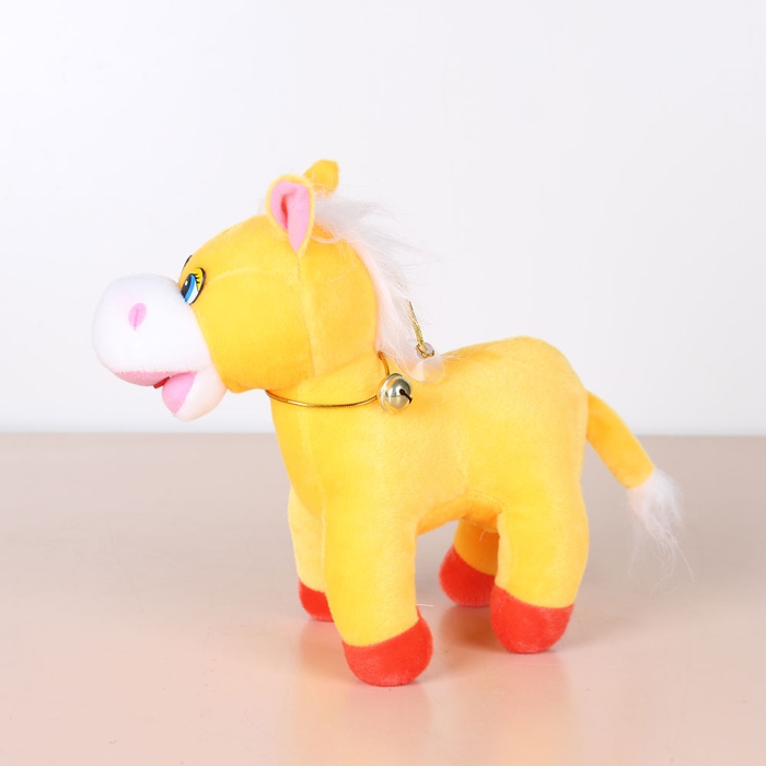Мягкая игрушка лошадка микс, M