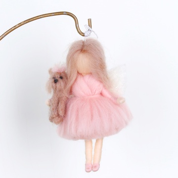 Ангел-хранитель девочка с собачкой