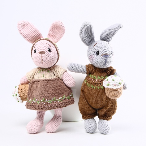 М'яка іграшка "Зайчик з паскою"