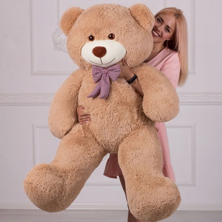 Мягкая игрушка Медведь латте, 150 см