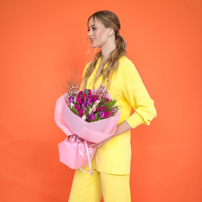 Букет 35 чудових тюльпанів