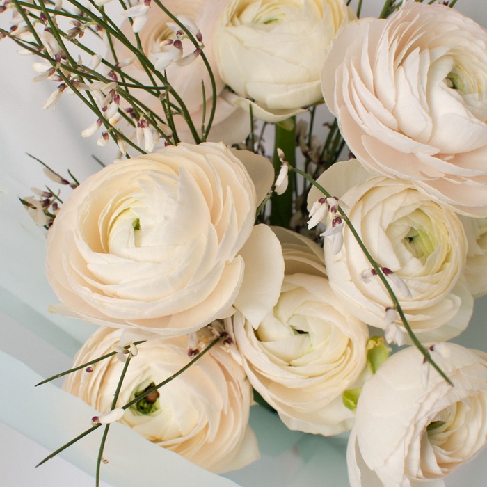 Букет з ранункулюсів "Шанель"