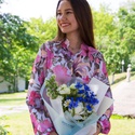 Букет с пионами "Милое лето"