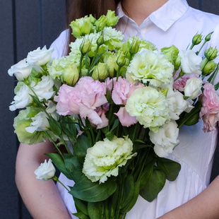 Букет "Літня еустома"