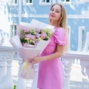 Букет из розы и ромашек "Моменты счастья"