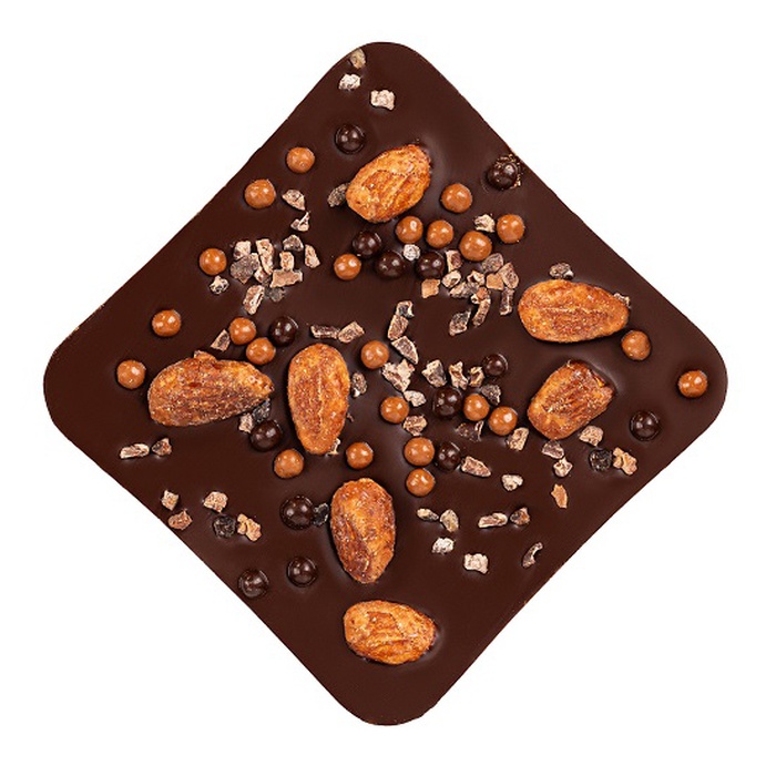 Темний шоколад з шоколадною карамеллю від Spell