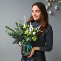 Цветы в вазе "Зима"