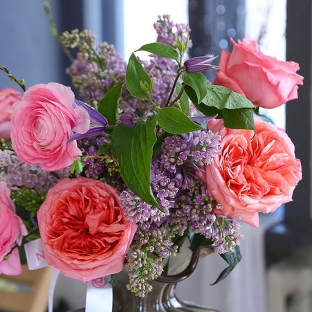 Квіти у вазі "Яскрава весна"