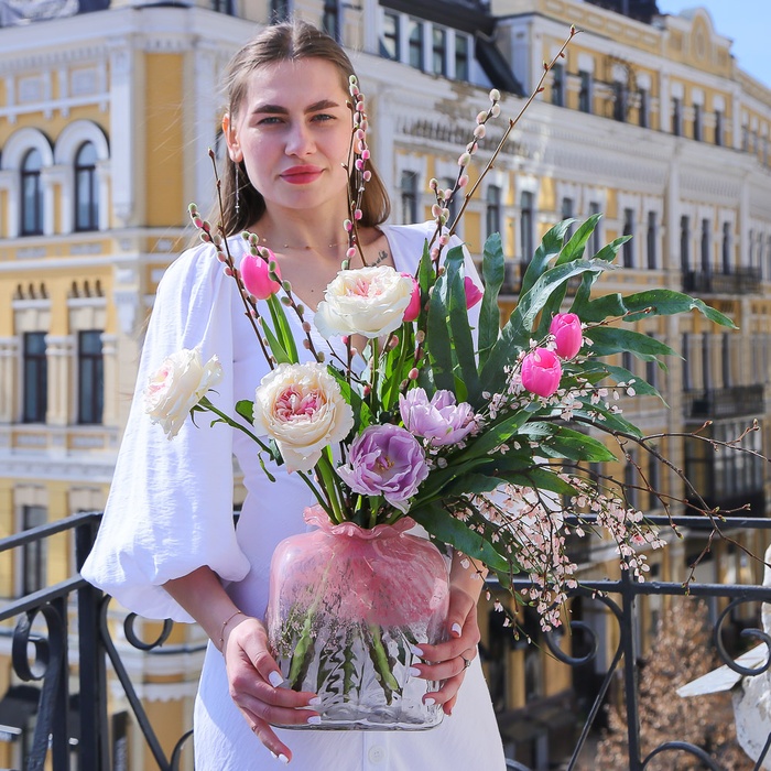 Букет в вазе "Живые аккорды"