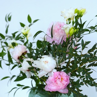 Букет у вазі "Квітковий шовк"