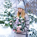 Новогодний венок "Зимний лес"
