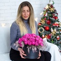 Квіти в коробці "Малинова місті"