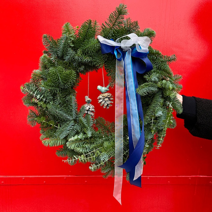 Новорічний вінок "Хвилі лісу"