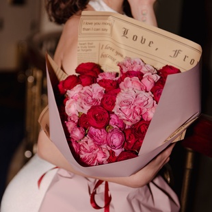 Букет из роз "Джелатто", L