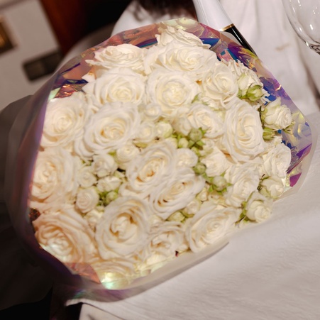 Букет из роз "Романтичный прованс", L