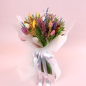 Букет з тюльпанами "Весняне танго"